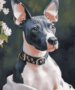 American Hairless Terrier Puppies Diamond Painting