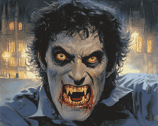 American Werewolf London Movie Diamond Painting