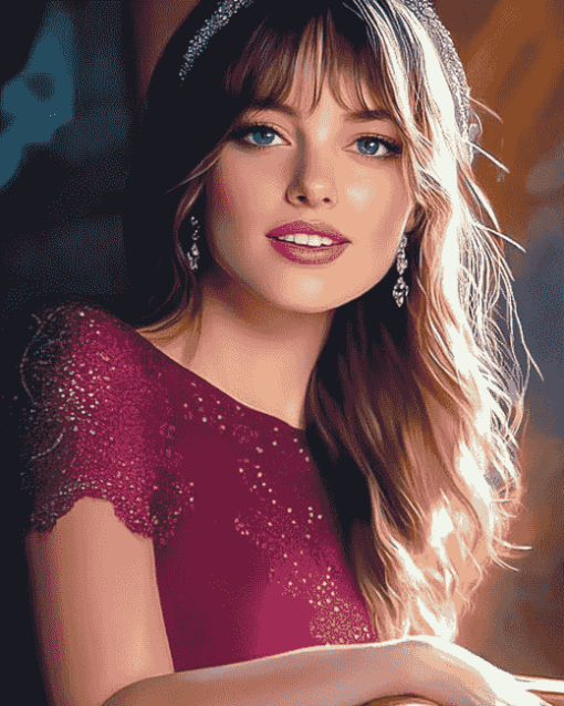 Anastasia Steele Celebrity Diamond Painting