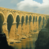 Ancient Roman Aqueduct Structures Diamond Painting