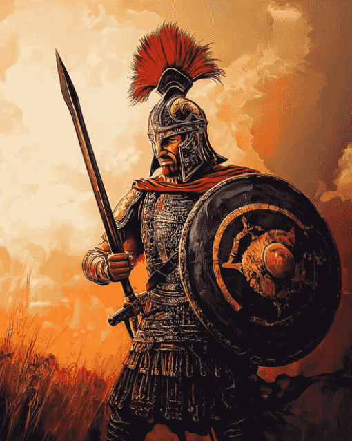 Ancient Warriors Military Diamond Painting