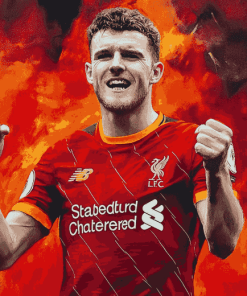 Andrew Robertson Football Illustration Diamond Painting