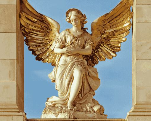 Angel Of Peace Monument Diamond Painting