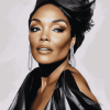 Angela Bassett Celebrities Diamond Painting