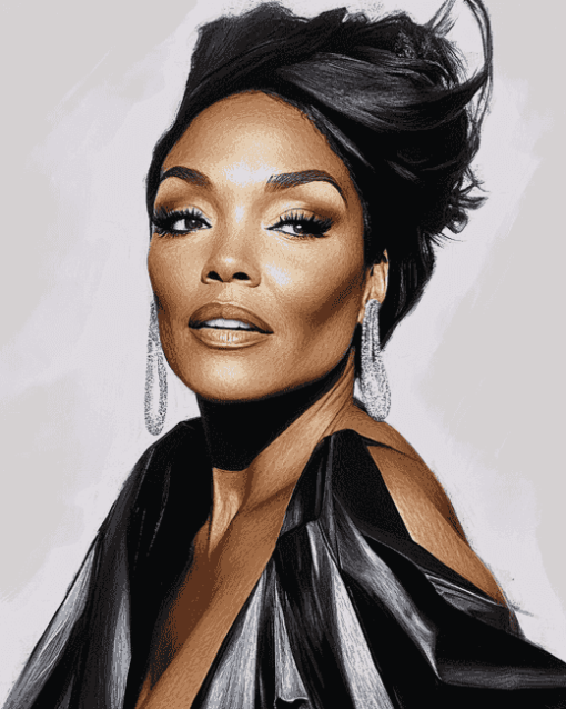 Angela Bassett Celebrities Diamond Painting