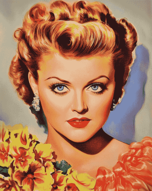 Angela Lansbury Famous Woman Diamond Painting