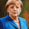 Angela Merkel Famous Politician Diamond Painting