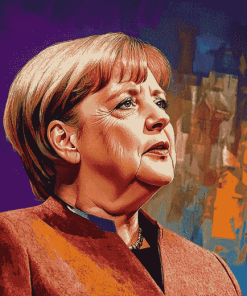 Angela Merkel Iconic Diamond Painting