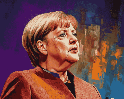 Angela Merkel Iconic Diamond Painting