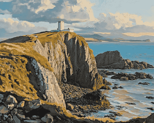 Anglesey Coastline Landscapes Diamond Painting