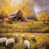 Animals in Rural Landscapes Diamond Painting