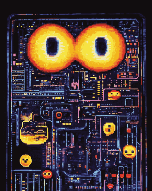 Animated Pacman Diamond Painting