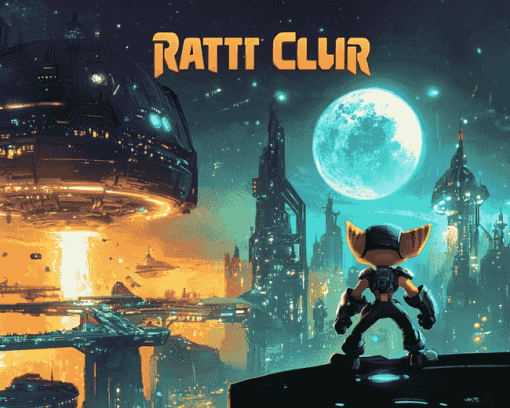 Animated Ratchet And Clank Diamond Painting