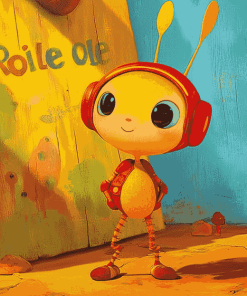 Animated Rolie Polie Olie Series Diamond Painting