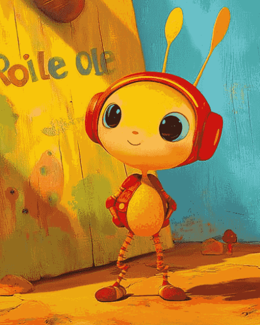 Animated Rolie Polie Olie Series Diamond Painting