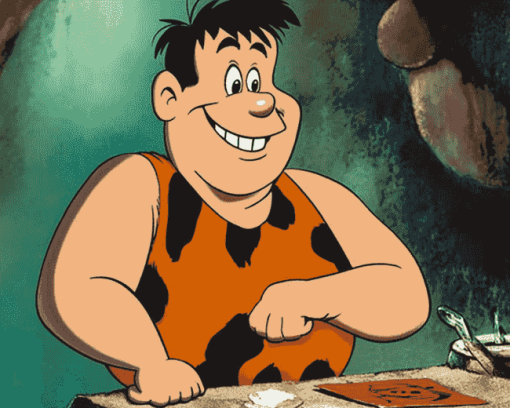 Animated Series Fred Flintstones Diamond Painting