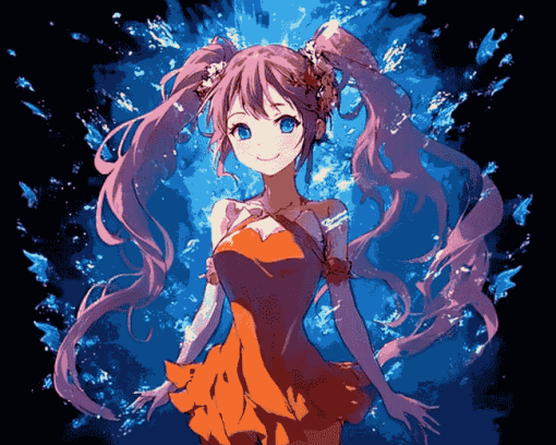 Animations and Manga Rise Kujikawa Diamond Painting