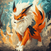 Anime Arcanine Diamond Painting