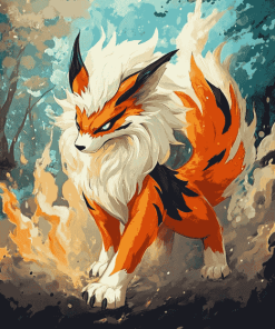 Anime Arcanine Diamond Painting