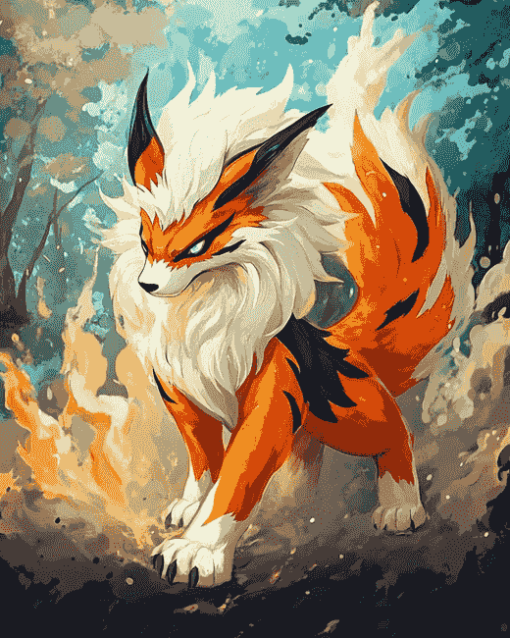 Anime Arcanine Diamond Painting