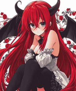 Anime Icon Rias Gremory Diamond Painting