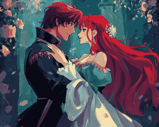 Anime Romance Romeo Juliet Diamond Painting