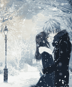 Anime Snow Date Diamond Painting