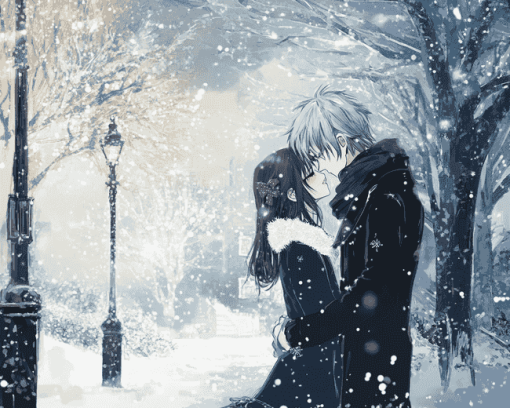 Anime Snow Date Diamond Painting