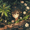 Anime Style Plants Diamond Painting