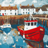 Anstruther Boats Lake Diamond Painting