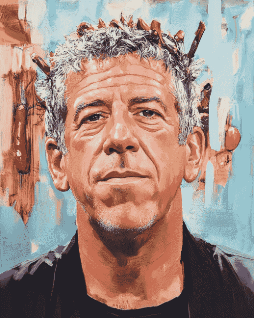 Anthony Bourdain Celebrity Diamond Painting