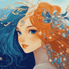 Aquarius Fantasy Girl Diamond Painting