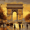 Arc Of Triomphe Paris Diamond Painting