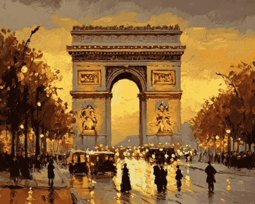 Arc Of Triomphe Paris Diamond Painting