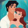 Ariel and Prince Eric Disney Diamond Painting