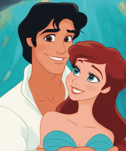 Ariel and Prince Eric Disney Diamond Painting