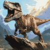 Ark Survival Evolved Game Poster Diamond Painting