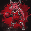 Arkansas Hog Basketball Diamond Painting