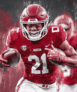 Arkansas Razorbacks Football Star Diamond Painting