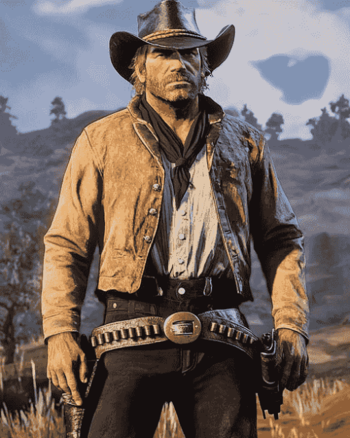 Arthur Morgan Wild West Diamond Painting