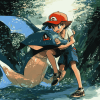 Ash Misty Adventures Diamond Painting