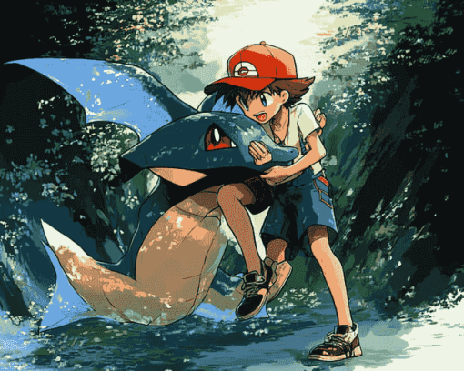 Ash Misty Adventures Diamond Painting