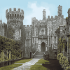 Ashford Castle Ruins in Ireland Diamond Painting