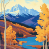 Aspen Colorado Animation Diamond Painting