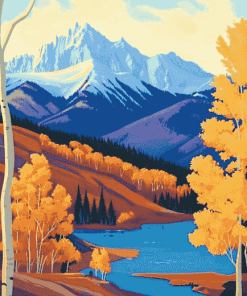 Aspen Colorado Animation Diamond Painting