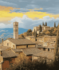 Assisi Italy Landmark Diamond Painting