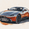 Aston Martin Vantage Engines Diamond Painting