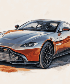 Aston Martin Vantage Engines Diamond Painting