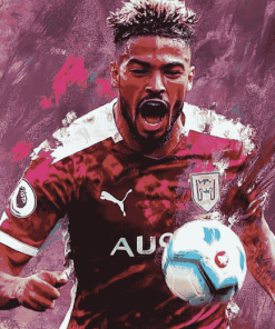 Aston Villa Star Douglas Luiz Diamond Painting