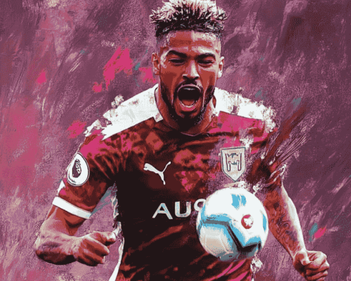 Aston Villa Star Douglas Luiz Diamond Painting